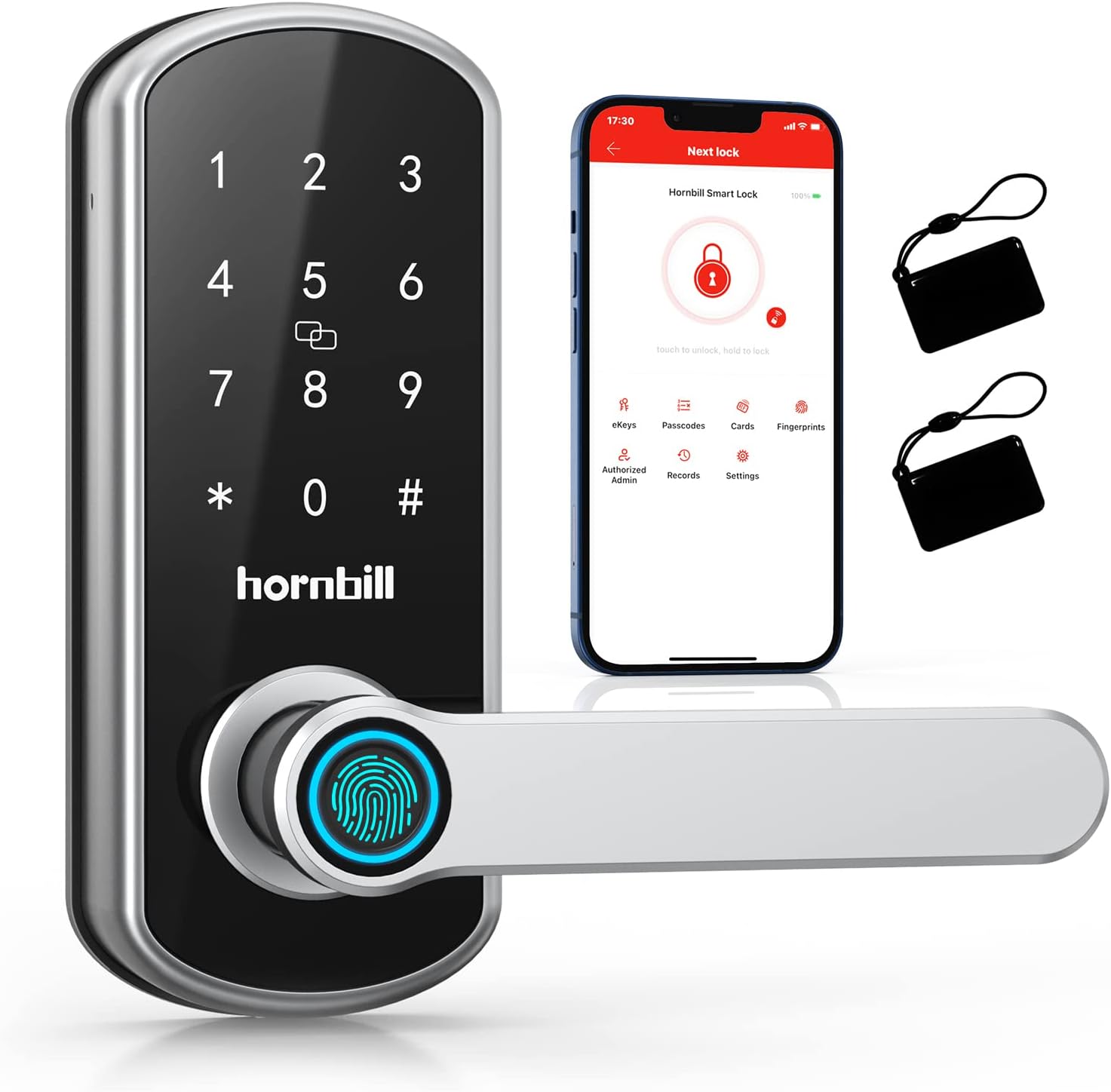 Smart door locks
                           Keyless entry locks
                           Home security technology